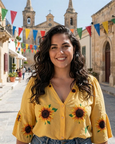 Roberta, 34, devoted Maltese woman from Żabbar who lives for family gatherings and village festa celebrations
