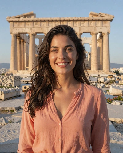 Eleni, 27, Greek historian from Athens who is passionate about cooking and finding lasting love