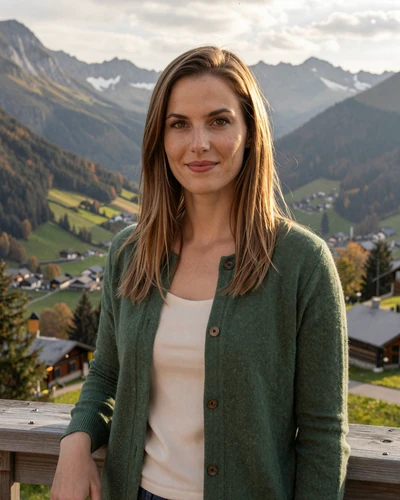 Clara, 34, Liechtenstein woman from Triesenberg mountain village who values loyalty and global perspective