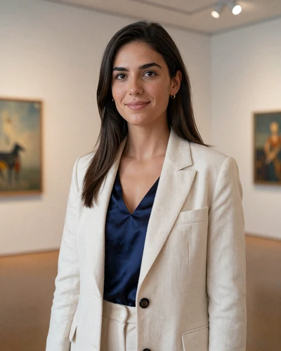 Camille, 28, Monacan art curator from Monte Carlo who values elegance and genuine romantic connection