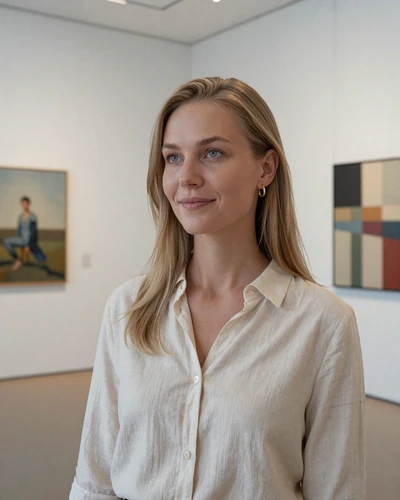 Venla, 33, Finnish museum curator from Turku who appreciates art and deep conversation